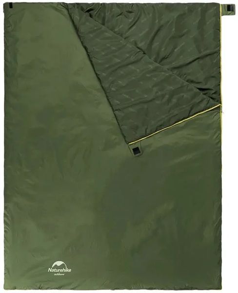 Спальний мішок Літній Naturehike LW180 Mini NH21MSD04 Left Dark Green 3085066008 фото