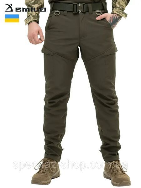 Тактичні штани SMILO cargo softshell olive 2843023075 фото