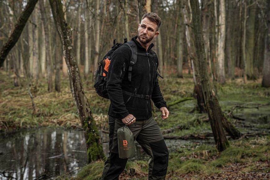 Флисовая кофта Helikon-Tex Alpha Tactical Grid - Black 3014862319 фото
