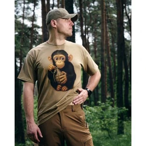 Футболка с рисунком "Обезьяна" 2765639339 фото