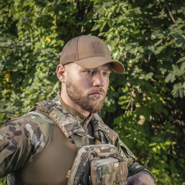 M-Tac бейсболка тактична з сіткою Elite Flex Coyote Brown 3078572794 фото
