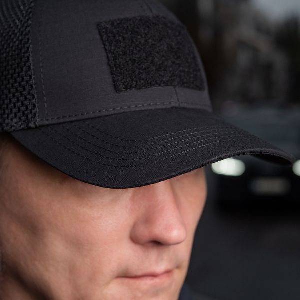 M-Tac бейсболка тактична з сіткою Elite Flex Black 3078579084 фото