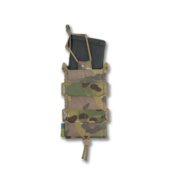 Жорсткий посилений тактичний підсумок Kiborg GU Single Mag Pouch Multicam 2496031943 фото