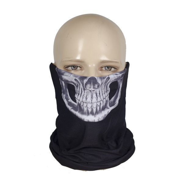M-TAC ШАРФ-ТРУБА ОБЛЕГЧЕННЫЙ REAPER SKULL BLACK 546301681 фото