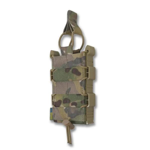 Жорсткий посилений тактичний підсумок Kiborg GU Single Mag Pouch Multicam 2496031943 фото