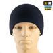 M-TAC ШАПКА WATCH CAP ELITE ФЛІС (320Г/М2) З ЛИПУЧКОЮ DARK NAVY BLUE 2033725517 фото 2