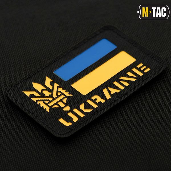 M-TAC НАШИВКА UKRAINE (С ТРИЗУБОМ) LASER CUT BLACK 2152425095 фото