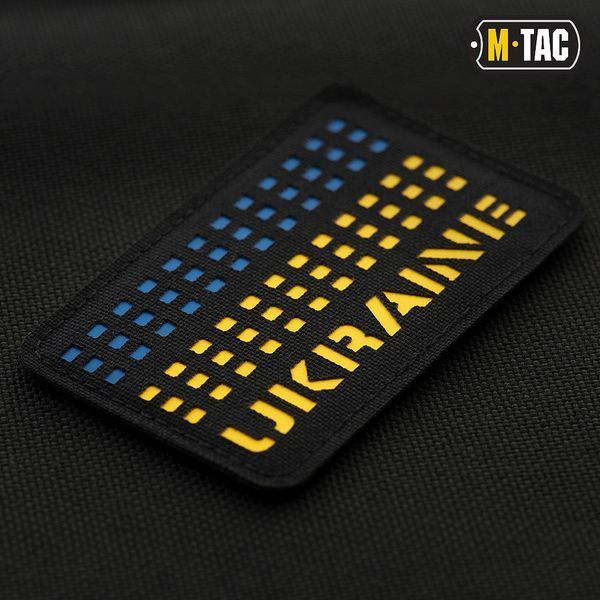 M-TAC НАШИВКА UKRAINE LASER CUT BLACK/YELLOW/BLUE 2152470840 фото