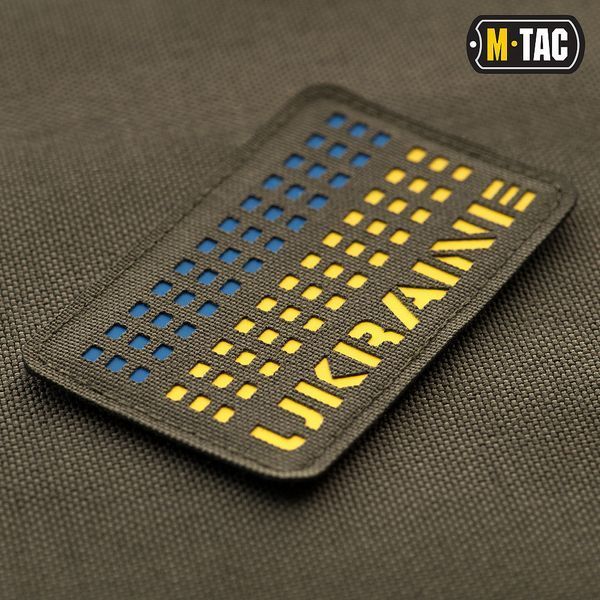 M-TAC НАШИВКА UKRAINE LASER CUT RANGER GREEN/YELLOW/BLUE 2152502626 фото