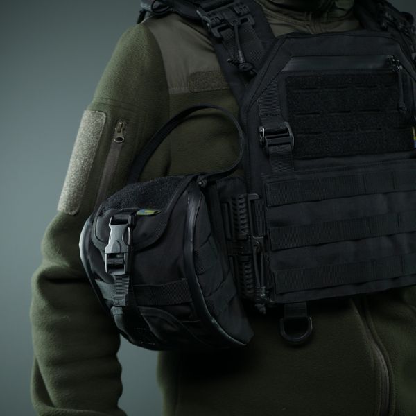 Підсумок-аптечка (швидкий скид) Kiborg GU Cordura Black 3043437374 фото