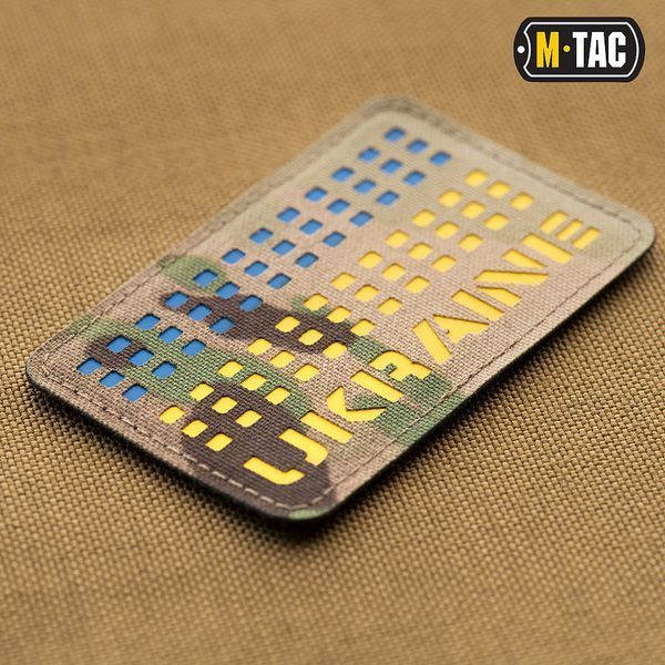 M-TAC НАШИВКА UKRAINE LASER CUT MULTICAM/YELLOW/BLUE 2152513842 фото