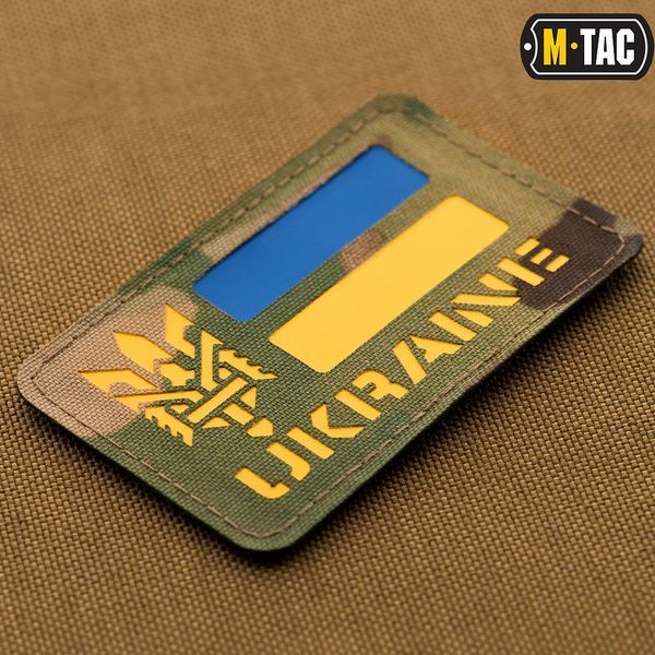 M-TAC НАШИВКА UKRAINE (С ТРИЗУБОМ) LASER CUT MULTICAM 2152518158 фото